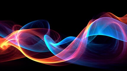 Fototapeta premium Vibrant abstract fluid art background