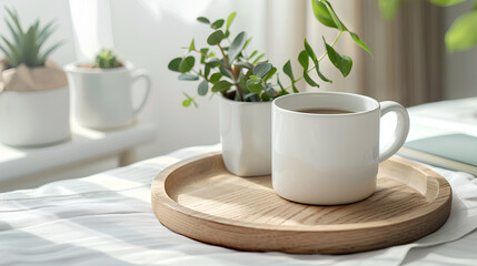 cup of coffee on table