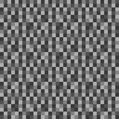 Black and white pixel background design - Monochrome tiny square pattern wallpaper.