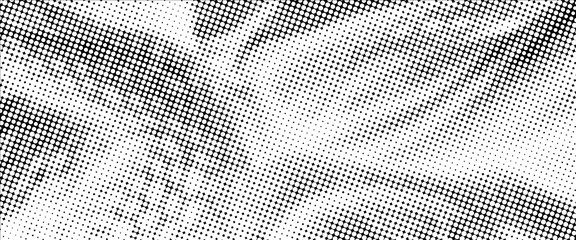 Background with monochrome dots texture. Polka dot pattern template. Background with black dots - vector dot background art