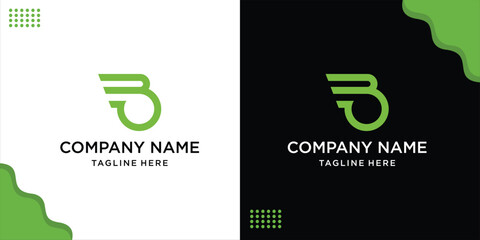 creative B3 monogram logo, design inspiration, vector