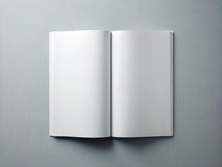 open book with blank pages generativ ai