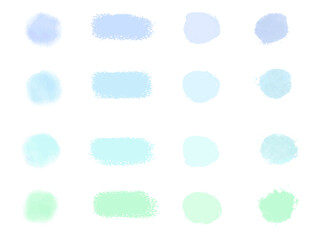 涼しげ色の手書きテクスチャ