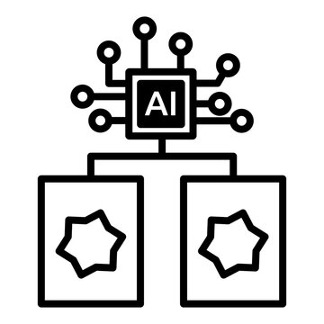 recommend clip art: An icon indicating the possibility that the sentences created by the generation AI will be the same.