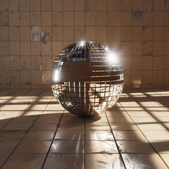 Shining Disco Ball with Chaos Series Reflective Surface for a Dazzling Party Atmosphere