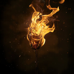 Blazing Torch with Chaos Series Features for Brilliant Outdoor Flames