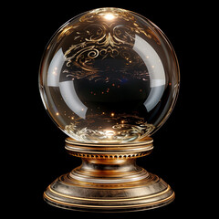 Shining Crystal Ball with Chaos Series Technology for Mesmerizing Visual Effects
