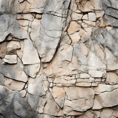 White marble crack stone texture background. Generative AI