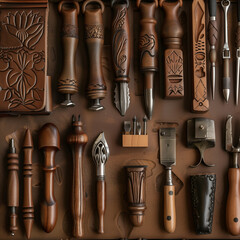 Specialized Leather Crafting Tools with Modern Cutting Techniques for High-Quality Products