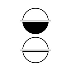 Fototapeta premium Consist Icon. Different Part, Separate Symbol - Vector. 