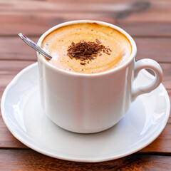 cup of cappuccino