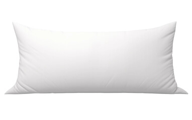 Large Bed Pillow Isolated On Transparent Background PNG.