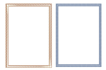 set of frames,Isolated transparent PNG background - Premium pen tool cutout