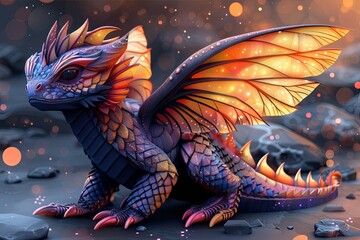 Mystical Creatures: Whimsical Clipart Designs with Ethereal Auras