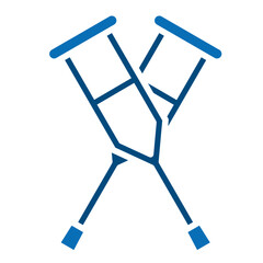 Crutches icon