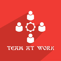 team at work icon , organization icon