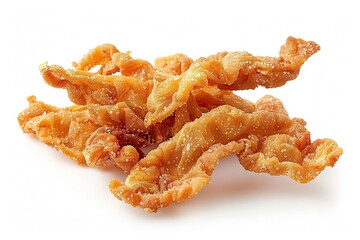 Pork Scratchings, isolated on white