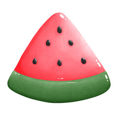 watermelon isolated on white background