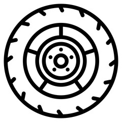 Drum Brake Icon