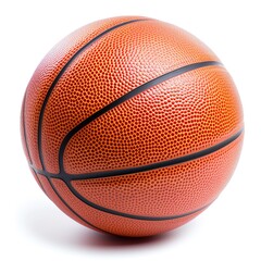 Obraz premium Basketball Photo Editing Object Isolated White Background Sports Gaming Item Game Fun Play Ball