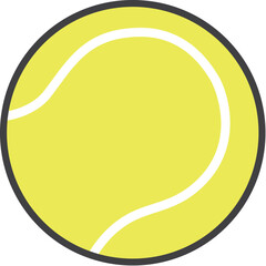 テニスボールのイラスト素材