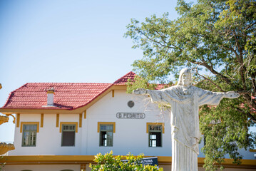 Old train station in the city of Dom Pedrito in RS Brazil