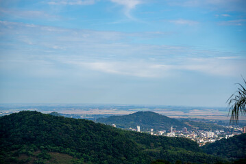 View of the city of Santa Maria RS Brasil from the Itaara viewpoint