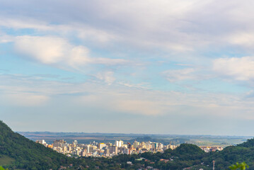 View of the city of Santa Maria RS Brazil from the Itaara viewpoint
