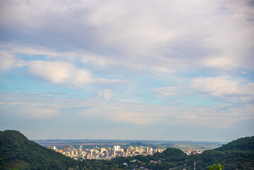 View of the city of Santa Maria RS Brazil from the Itaara viewpoint