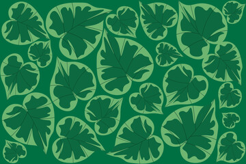 Fototapeta premium Botanic seamless pattern with exotic flowers and leaves, hand drawn background. floral pattern. Tile with tropical leaf