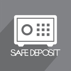 safe deposit icon , money safety icon