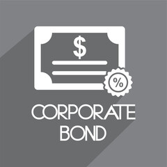 corporate bond icon , financial icon