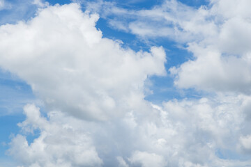Fototapeta premium Blue sky with white cloud
