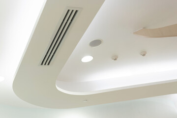 Vent of an air conditioning system on ceiling office