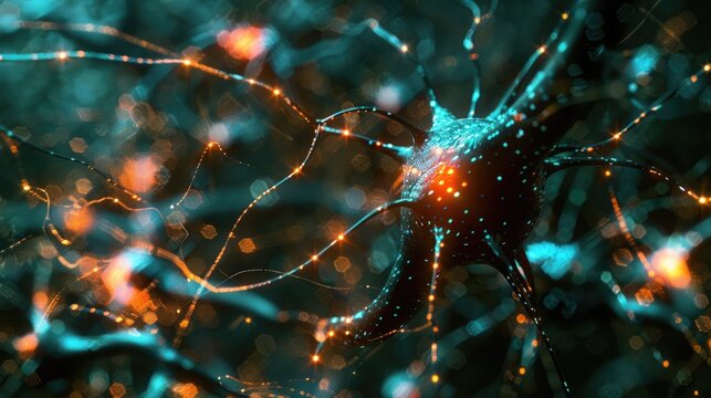 Neural Network and Machine Learning Algorithm Concept