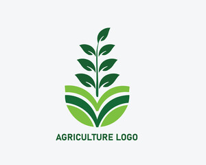 Farm's best concept logo design Vector 