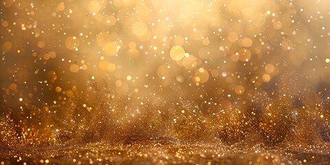 Obraz premium golden sparkling abstract background.