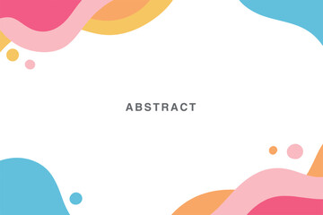 Vibrant colorful wave vector background