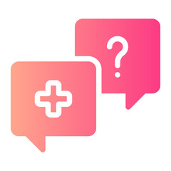 consultation gradient icon