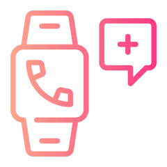 smartwatch gradient icon