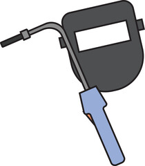 Welder Vector Flat Design illustration