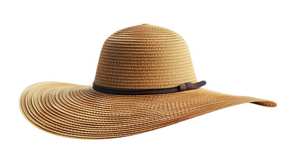 Straw Hat Isolated On Transparent Background PNG