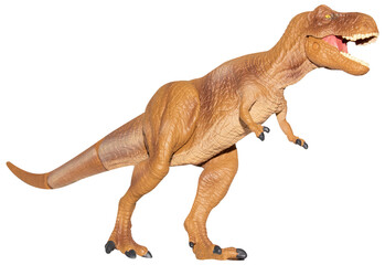 dinosaur toy on transparent background © Arunothai