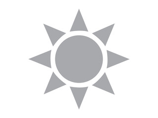 Sun icon design illustration.