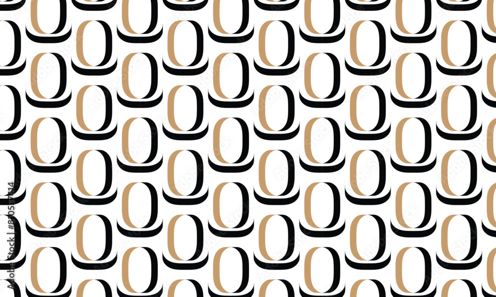Poster abstract simple repeatable circle bracket pattern.