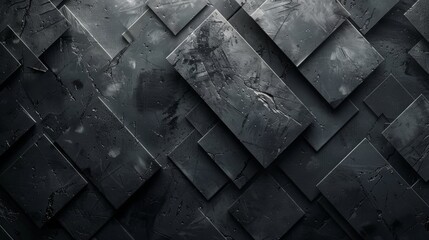 Dark metal background with a geometric pattern.