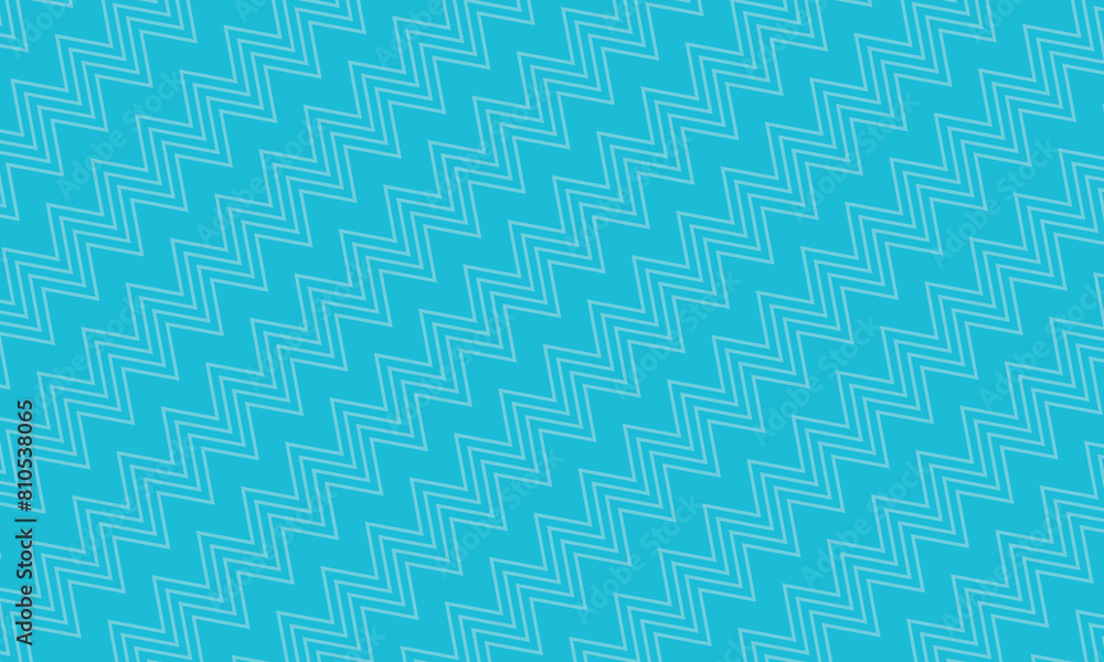 Poster abstract simple cyan diagonal wave line pattern.