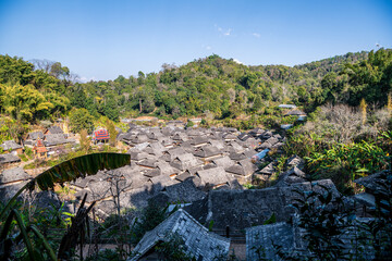 Nuogan Ancient Village in Jingmai Mountain, Yunnan
