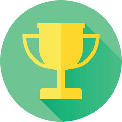 Flat Design Trophy