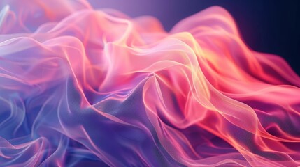 Fototapeta premium Pink and blue abstract fire.